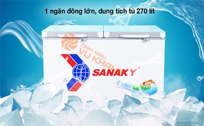 270 lít - Tủ đông Sanaky 270 lít TD.VH3699A2KD