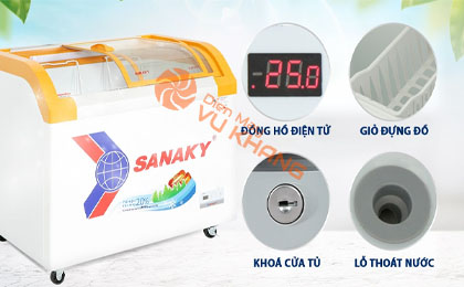 Tủ Đông Sanaky 280 lít VH-3899KB - Tiện ích