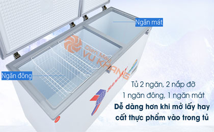 Tủ đông Sanaky 485 lít VH-6699W1 - Thiết kế