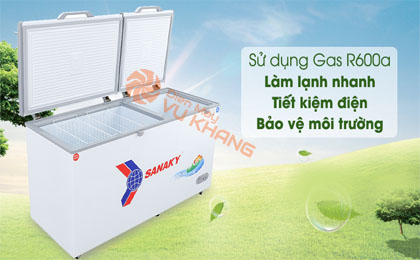 Tủ đông Sanaky 485 lít VH-6699W1 - Gas R600a