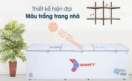 Tủ đông Sanaky 1143.5 lít VH-1399HY3 - Thiết kế hiện đại