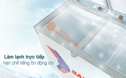 Tủ đông Sanaky Inverter 220 lít VH-2899W3 - Công nghệ làm lạnh trực tiếp