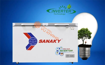 Tủ đông Sanaky Inverter 235 lít VH-2899A4K công nghệ inverter tiên tiến