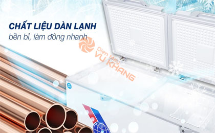 Tủ đông Sanaky Inverter 280 lít TD.VH4099W4K - dàn lạnh bằng đồng