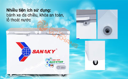 Tiện lợi - Tủ đông Sanaky Inverter 305 lít TD.VH4099A4K