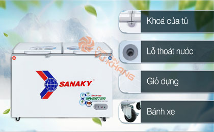 Tủ Đông Sanaky Inverter 365 Lít VH-5699W3 - Tiện ích