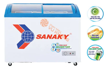 Thông số kỹ thuật tủ đông kính lùa cong Sanaky VH-4899K3