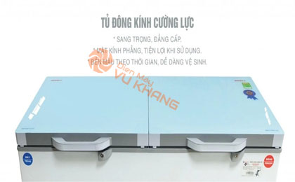 tủ đông mặt kính cường lực VH 2899W2KD