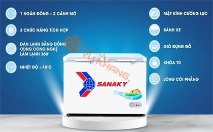 tủ mát sanaky VH 4099A2KD