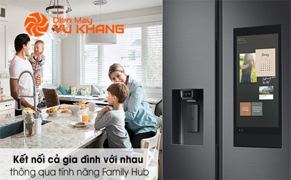 Tủ lạnh Samsung Inverter 616 lít RS64T5F01B4/SV - Family Hub