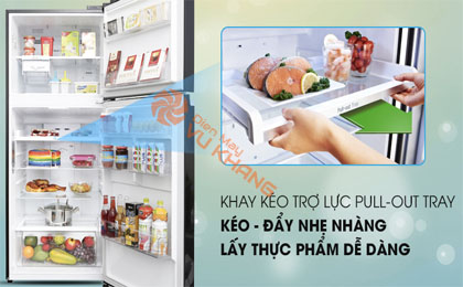 Tủ lạnh LG Inverter 393 lít GN-L422GB - Khai đá trợ lực