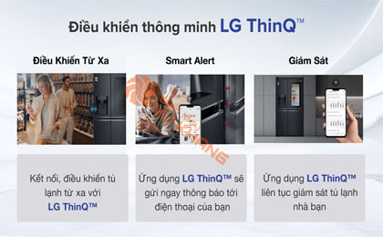 Tủ lạnh LG Inverter 496 lít GR-X22MB - LG ThinQ