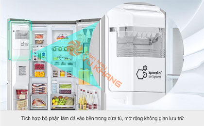 Tủ lạnh LG Inverter 635 Lít GR-X257JS - Ngăn đá SpacePlus