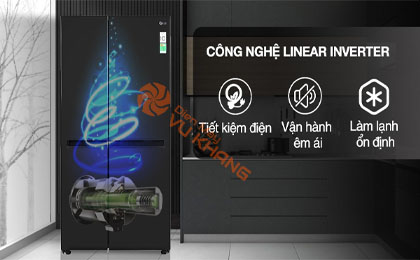 Tủ lạnh LG Inverter 649 Lít GR-B257WB - Công nghệ tiết kiệm điện