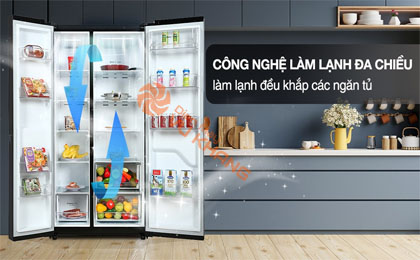 Tủ lạnh LG Inverter 649 Lít GR-B257WB - Công nghệ làm lạnh