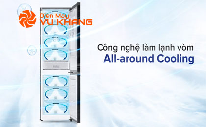 Samsung Inverter 339 lít RB33T307029/SV - công nghệ làm lạnh vòm All-around Cooling