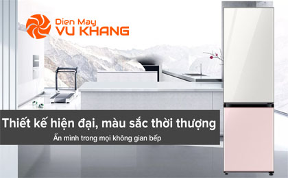 Thiết kế hiện đại-Tủ lạnh Samsung Inverter 339 lít RB33T307055/SV 