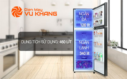 Tủ lạnh Samsung Inverter 460 lít RT46K603JB1/SV - Ngăn lạnh và ngăn đá