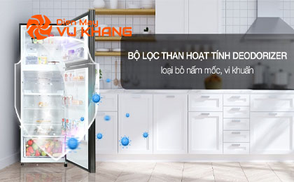 Tủ lạnh Samsung Inverter 460 lít RT46K603JB1/SV - Công nghệ kháng khuẩn, khử mùi