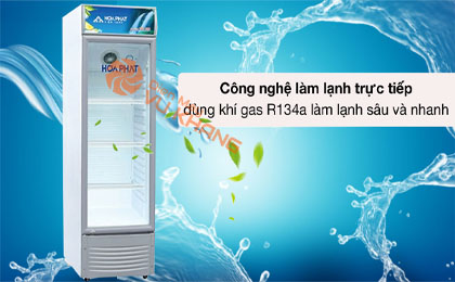 Làm lạnh hiệu quả - Tủ mát Hòa Phát 242 Lít HSC 600F1R1