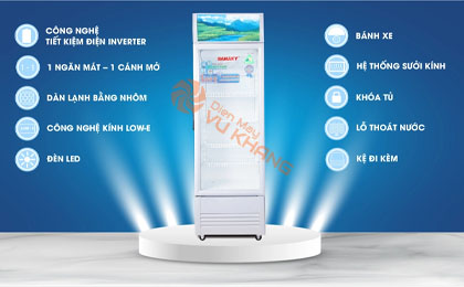 giới thiệu tủ mát sanaky VH 218K3L