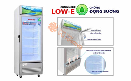 tủ mát sanaky VH 308K3L inverter 