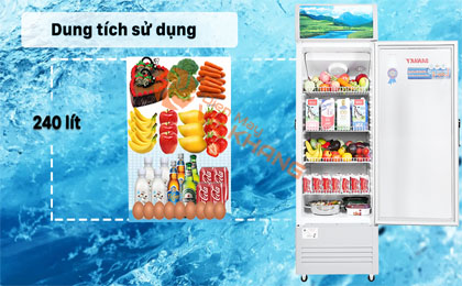 Tủ Mát Sanaky 240 lít TM.VH308KL - Dung tích 240 lít