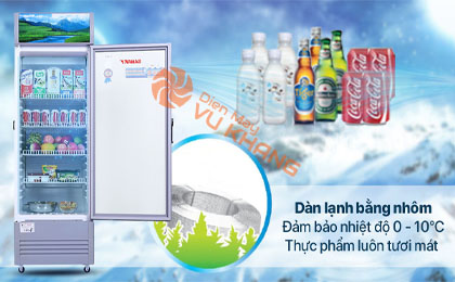 Tủ Mát Sanaky 290 lít TM.VH358KL - Dàn lạnh bằng nhôm