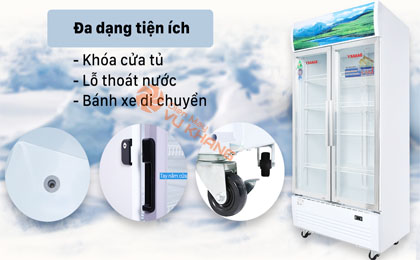 Tủ Mát Sanaky 800 lít TM.VH1009HP - Tiện ích