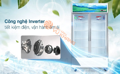 Tủ mát Sanaky Inverter 1100 lít TM.VH1209HP3 - Công nghệ tiết kiệm điện